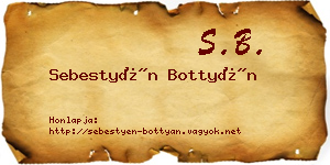 Sebestyén Bottyán névjegykártya